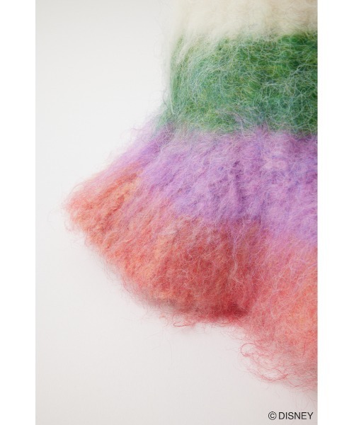 Disney SERIES CREATED by MUS(ディズニーシリーズクリエイテッドバイエムユーエス)の「MD STRIPE KNIT ハット(キャップ・レディース・イエロー/グリーン・FREE)」の10枚目の写真