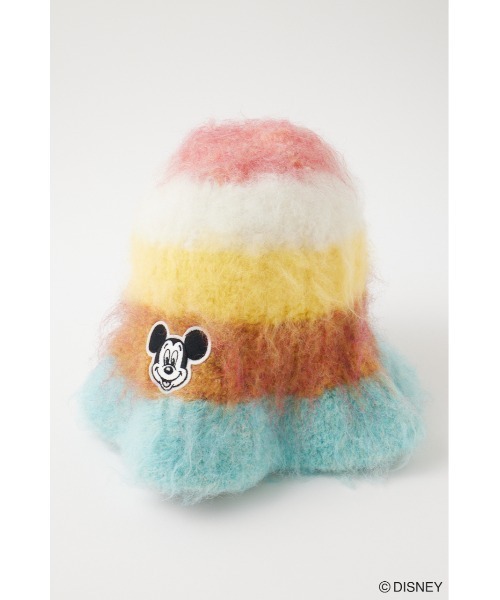 Disney SERIES CREATED by MUS(ディズニーシリーズクリエイテッドバイエムユーエス)の「MD STRIPE KNIT ハット(キャップ・レディース・イエロー/グリーン・FREE)」の13枚目の写真