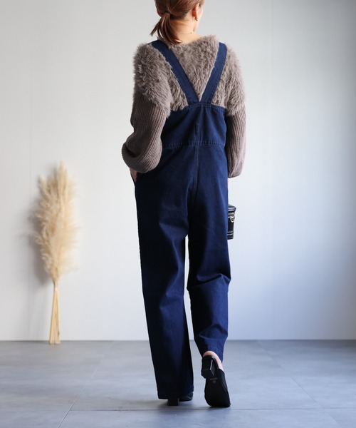 ameri vintage デニムサロペット Ameri（アメリ）の「AMERI×Lee DENIM SET UP（サロペット