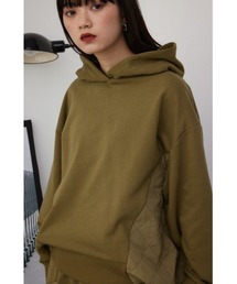 AZUL by moussy | キルティングデザインフーディー(パーカー)