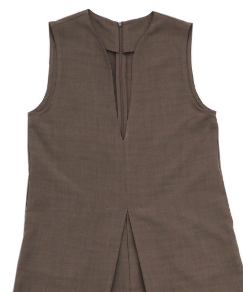 select MOCA（セレクトモカ）の「フロントタックオールインワン（つなぎ/オールインワン・レディース・チャコール/ブラウン/ブラック・FREE）」の11枚目の写真