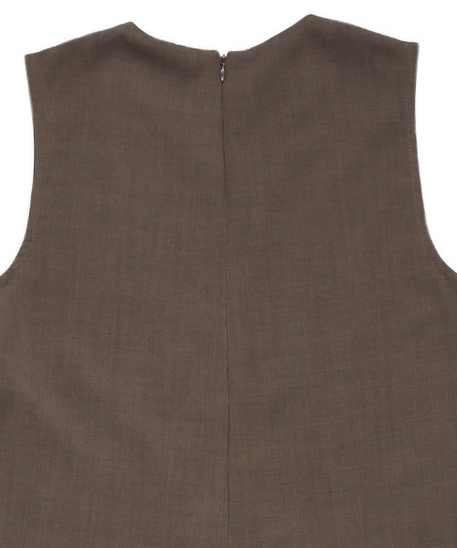 select MOCA（セレクトモカ）の「フロントタックオールインワン（つなぎ/オールインワン・レディース・チャコール/ブラウン/ブラック・FREE）」の13枚目の写真