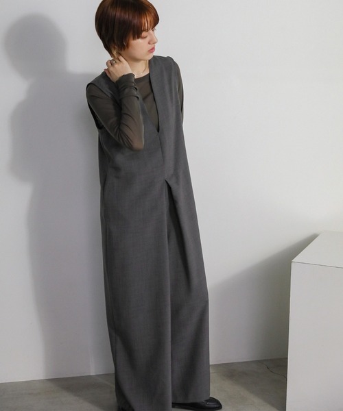 フロントタックオールインワン（つなぎ/オールインワン）｜select MOCA