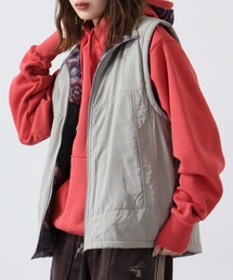 Reversible boa fleece vest / 2WAY柄ボアひっくりベスト unisex