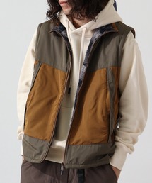 Reversible boa fleece vest / 2WAY柄ボアひっくりベスト unisex