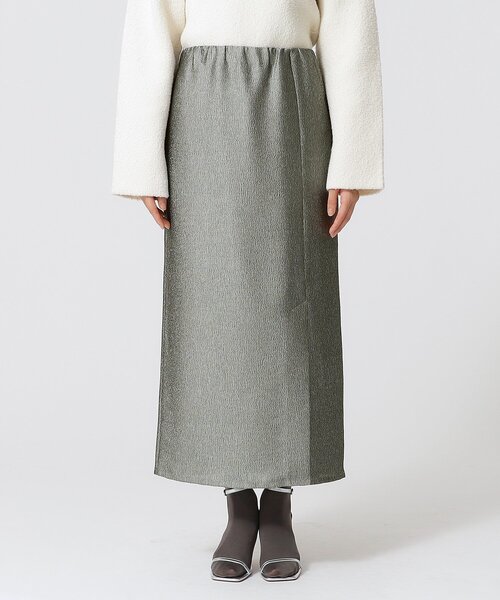 GALLEST（ギャレスト）の「メタリックスカート（スカート・レディース・サンドベージュ/ダークグレー・38）」の14枚目の写真