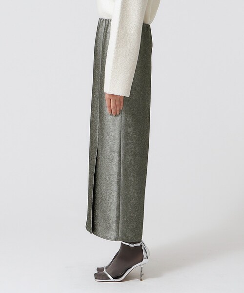 GALLEST（ギャレスト）の「メタリックスカート（スカート・レディース・サンドベージュ/ダークグレー・38）」の15枚目の写真