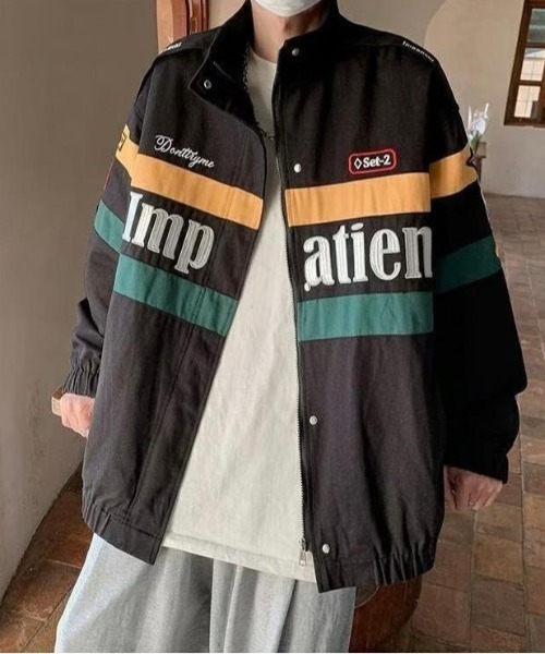 almo(アルモ)の「レーシングジャケット(BQ)(ライダースジャケット・レディース・ブラック/ホワイト・FREE)」の6枚目の写真