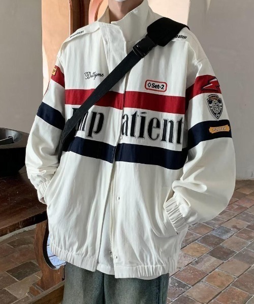 almo(アルモ)の「レーシングジャケット(BQ)(ライダースジャケット・レディース・ブラック/ホワイト・FREE)」の7枚目の写真