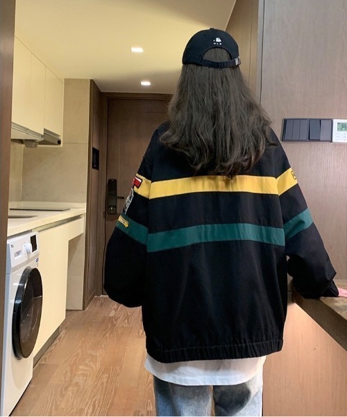 almo(アルモ)の「レーシングジャケット(BQ)(ライダースジャケット・レディース・ブラック/ホワイト・FREE)」の14枚目の写真