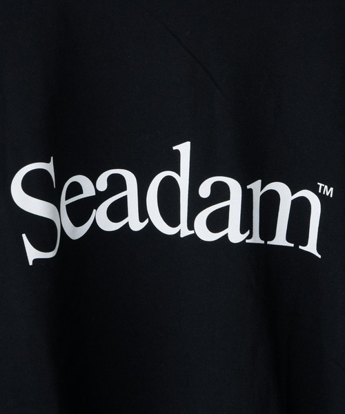 CIAOPANIC TYPY（チャオパニックティピー）の「【WEB限定】【ユニセックス】SEADAMロゴプリントビッグシルエットロンTee（Tシャツ/カットソー・メンズ・ネイビー/ホワイト/ブルー/グレー/ブラック/グレー系その他/チャコールグレー/ホワイト系その他/グリーン・SMALL/X-LARGE/LARGE/MEDIUM）」の21枚目の写真