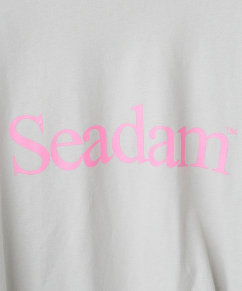 CIAOPANIC TYPY（チャオパニックティピー）の「【WEB限定】【ユニセックス】SEADAMロゴプリントビッグシルエットロンTee（Tシャツ/カットソー・メンズ・ネイビー/ホワイト/ブルー/グレー/ブラック/グレー系その他/チャコールグレー/ホワイト系その他/グリーン・SMALL/X-LARGE/LARGE/MEDIUM）」の19枚目の写真
