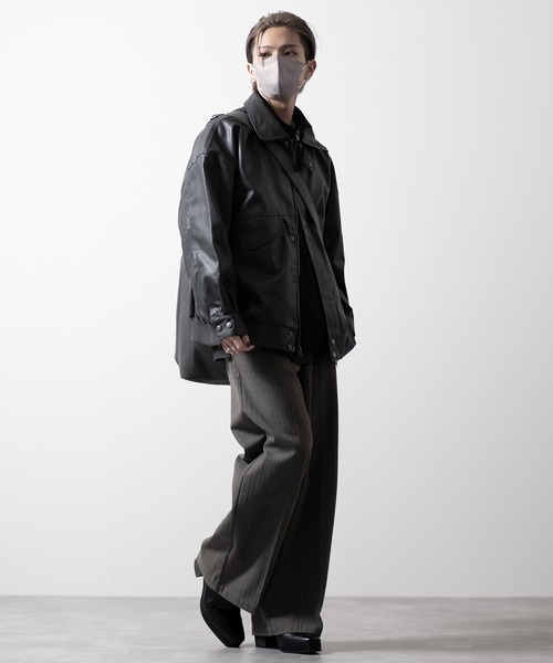 【CLEL】Loose High Neck Design Vest/ルーズハイネックデザインベスト（ベスト）｜CLEL（クレイル）