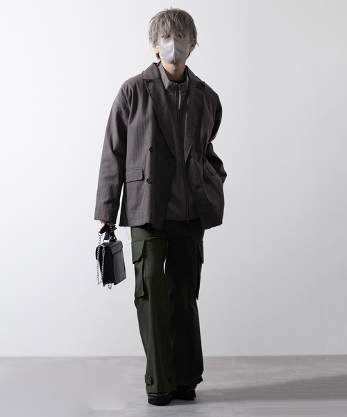 【CLEL】Loose High Neck Design Vest/ルーズハイネックデザインベスト（ベスト）｜CLEL（クレイル）