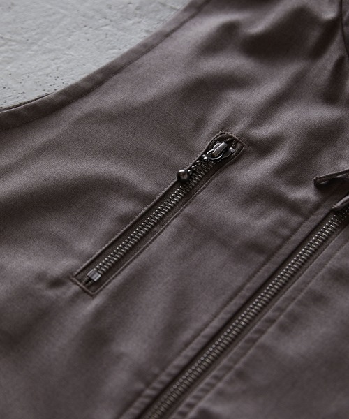 【CLEL】Loose High Neck Design Vest/ルーズハイネックデザインベスト（ベスト）｜CLEL（クレイル）