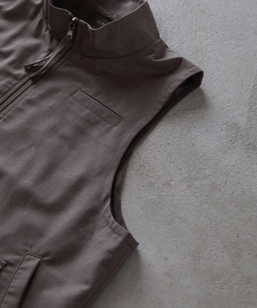 【CLEL】Loose High Neck Design Vest/ルーズハイネックデザインベスト（ベスト）｜CLEL（クレイル）