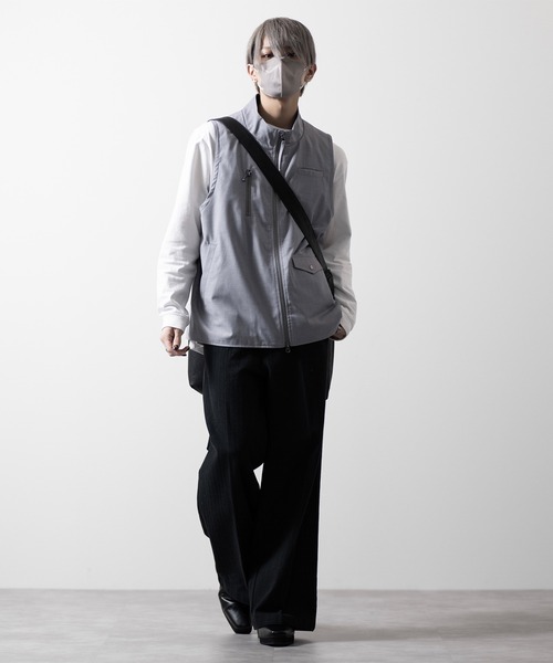 【CLEL】Loose High Neck Design Vest/ルーズハイネックデザインベスト（ベスト）｜CLEL（クレイル）