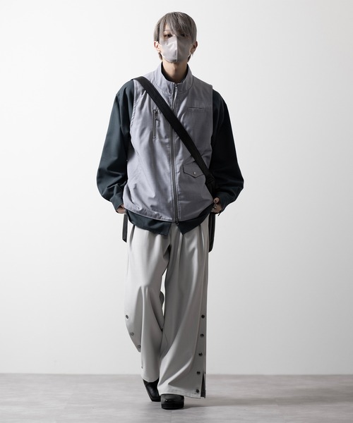 【CLEL】Loose High Neck Design Vest/ルーズハイネックデザインベスト（ベスト）｜CLEL（クレイル）