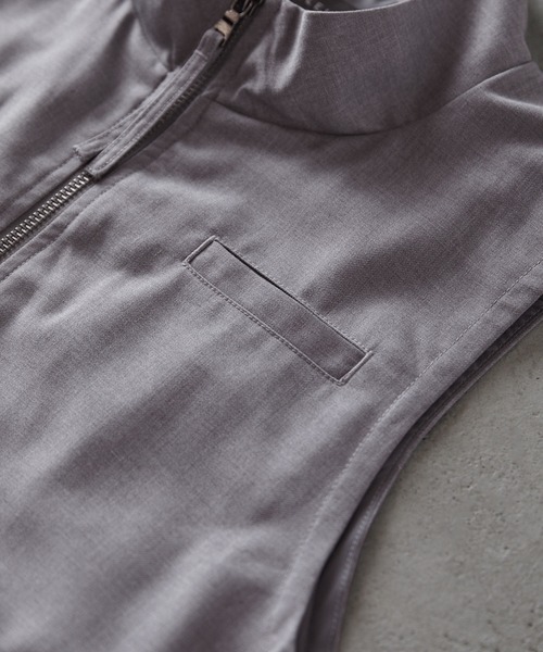 【CLEL】Loose High Neck Design Vest/ルーズハイネックデザインベスト（ベスト）｜CLEL（クレイル）