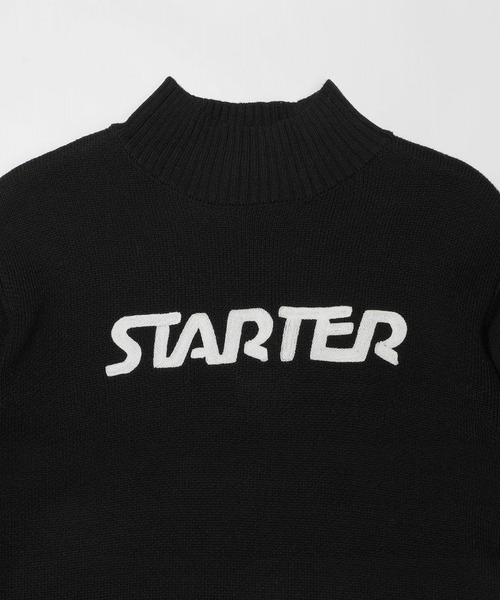 STARTER BLUE LABEL(スターターブルーレーベル)の「【STARTER GOLF】スターターゴルフ ロゴ刺繍 バックスター モックネックニット SG-123019(ニット/セーター・メンズ・オフホワイト/イエロー/ブラック・L/XS/XL/S/M)」の9枚目の写真