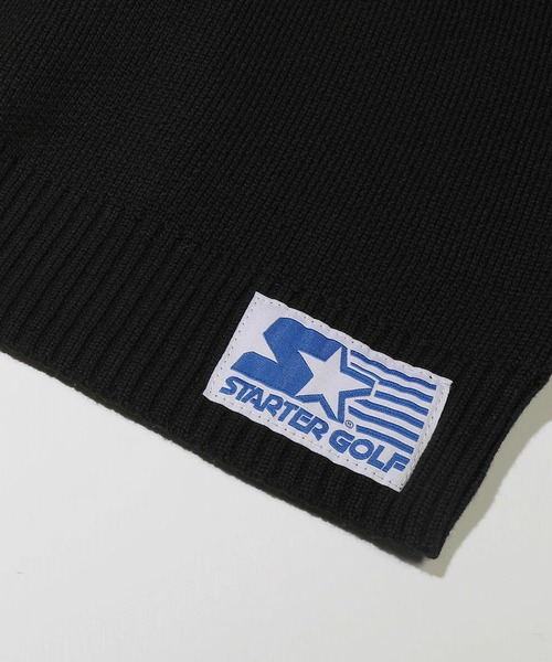 STARTER BLUE LABEL(スターターブルーレーベル)の「【STARTER GOLF】スターターゴルフ ロゴ刺繍 バックスター モックネックニット SG-123019(ニット/セーター・メンズ・オフホワイト/イエロー/ブラック・L/XS/XL/S/M)」の10枚目の写真