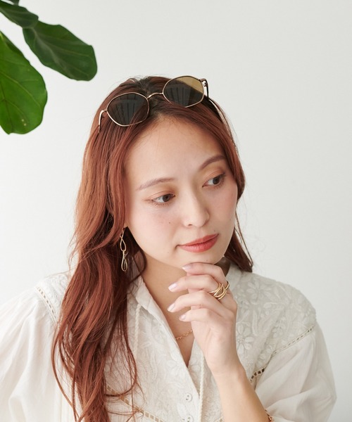 DISCOAT(ディスコート)の「《新色追加》【ユニセックス】オリジナルケース付きサングラス(ベルト・レディース・ブラウン/クリア/ブラック/シルバー/ブロンズ/ブラック系その他4・FREE)」の6枚目の写真