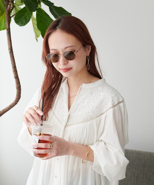 DISCOAT(ディスコート)の「《新色追加》【ユニセックス】オリジナルケース付きサングラス(ベルト・レディース・ブラウン/クリア/ブラック/シルバー/ブロンズ/ブラック系その他4・FREE)」の10枚目の写真