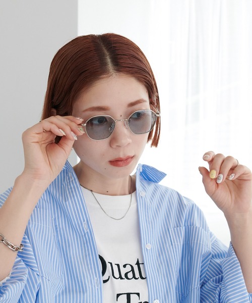 DISCOAT(ディスコート)の「《新色追加》【ユニセックス】オリジナルケース付きサングラス(ベルト・レディース・ブラウン/クリア/ブラック/シルバー/ブロンズ/ブラック系その他4・FREE)」の14枚目の写真