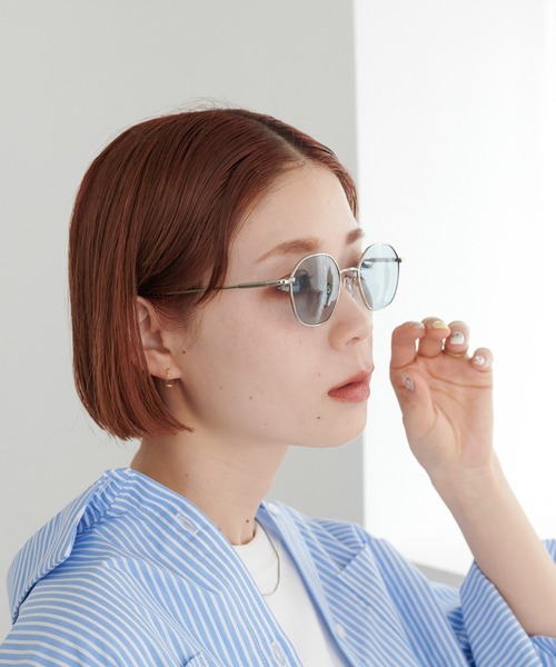 DISCOAT(ディスコート)の「《新色追加》【ユニセックス】オリジナルケース付きサングラス(ベルト・レディース・ブラウン/クリア/ブラック/シルバー/ブロンズ/ブラック系その他4・FREE)」の15枚目の写真