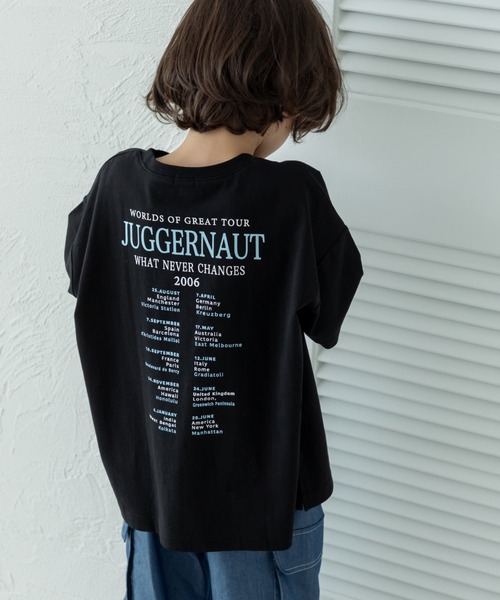 pairmanon(ペアマノン)の「【リンクコーデ】オリジナル カジュアルプリントTシャツ(Tシャツ/カットソー・キッズ・ホワイト/ベージュ系その他2/ブルー/ライトイエロー/ブラック系その他/チャコールグレー/ホワイト系その他2/ブルー系その他/グリーン系その他/パープル/ベージュ系その他/ピンク/ホワイト系その他/ブラック/ライトベージュ/グレー系その他/ライトピンク/ピンク系その他/イエロー系その他/ライトブルー・80/140/90/150/110/130/120/100)」の5枚目の写真