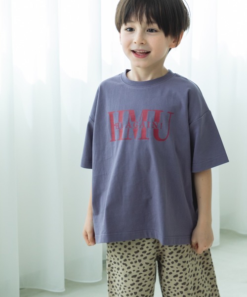 pairmanon(ペアマノン)の「【リンクコーデ】オリジナル カジュアルプリントTシャツ(Tシャツ/カットソー・キッズ・ホワイト/ベージュ系その他2/ブルー/ライトイエロー/ブラック系その他/チャコールグレー/ホワイト系その他2/ブルー系その他/グリーン系その他/パープル/ベージュ系その他/ピンク/ホワイト系その他/ブラック/ライトベージュ/グレー系その他/ライトピンク/ピンク系その他/イエロー系その他/ライトブルー・80/140/90/150/110/130/120/100)」の7枚目の写真