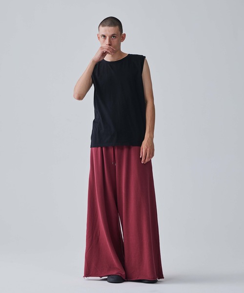 Iroquois（イロコイ）の「IROQUOIS イロコイ / 60/2 MERCERIZING JERSEY N/S ハイゲージノースリーブトップス / 176104（タンクトップ・メンズ・ブラック/ホワイト系その他/ベージュ・1/2/3）」の10枚目の写真