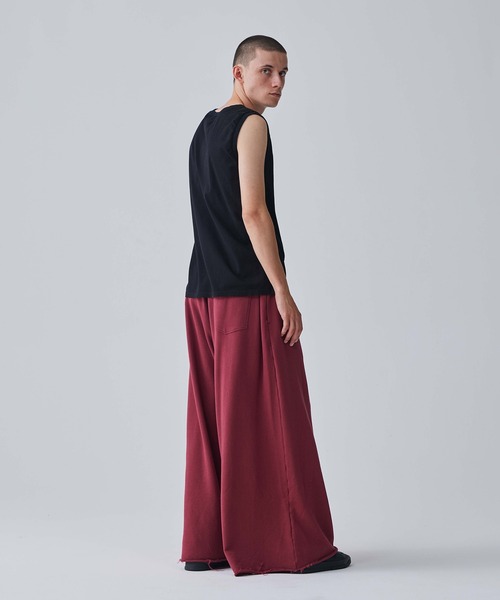 Iroquois（イロコイ）の「IROQUOIS イロコイ / 60/2 MERCERIZING JERSEY N/S ハイゲージノースリーブトップス / 176104（タンクトップ・メンズ・ブラック/ホワイト系その他/ベージュ・1/2/3）」の8枚目の写真