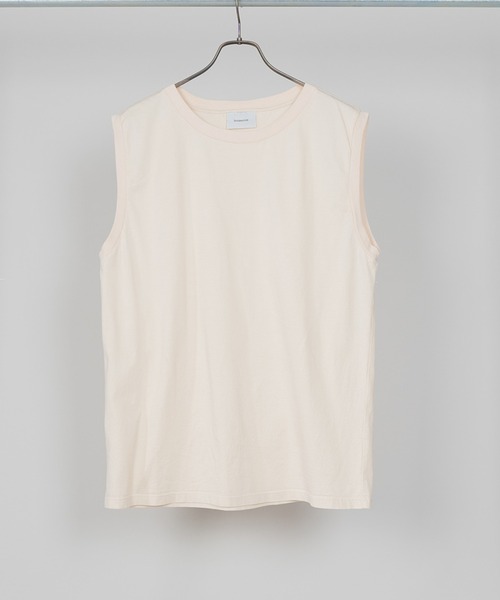 Iroquois（イロコイ）の「IROQUOIS イロコイ / 60/2 MERCERIZING JERSEY N/S ハイゲージノースリーブトップス / 176104（タンクトップ・メンズ・ブラック/ホワイト系その他/ベージュ・1/2/3）」の16枚目の写真