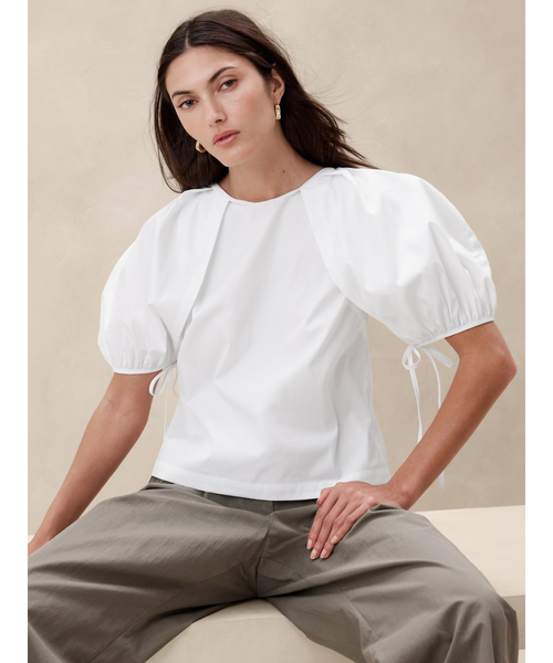 Banana Republic（バナナリパブリック）の「Laila パフスリーブ