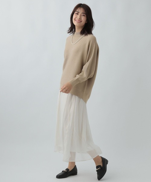 Elura（エルーラ）の「ボイルフレアスカート／102804（スカート・レディース・オフホワイト/ライトグレー・FREE）」の17枚目の写真