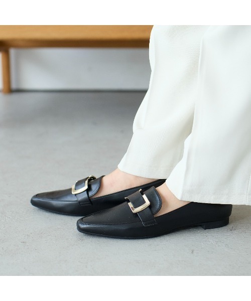 carino（カリーノ）の「【レイン対応】バックルローファー（ローファー・レディース・ホワイト/ベージュ/ブラック・22.5cm/23cm/23.5cm/24cm/24.5cm）」の18枚目の写真