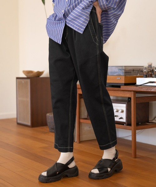 niko and...(ニコアンド)の「オリジナルクロスベルトサンダル(サンダル・レディース・アイボリー/ブロンズ/ブラック・MEDIUM/SMALL/LARGE)」の6枚目の写真