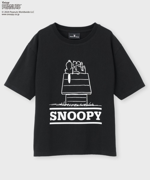 Psycho Bunny（サイコバニー）の「[WOMEN]PEANUTS×Psycho Bunny Tシャツ（Tシャツ/カットソー・レディース・マスタード/ホワイト/ブラック・1/2）」の10枚目の写真