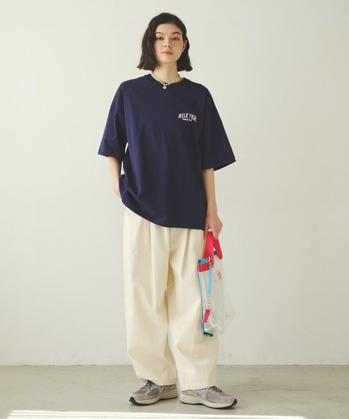 MILKFED.（ミルクフェド）の「MESH 2WAY BAG（ショルダーバッグ・レディース・ライトブルー/ホワイト/ピンク・ONE SIZE）」の21枚目の写真