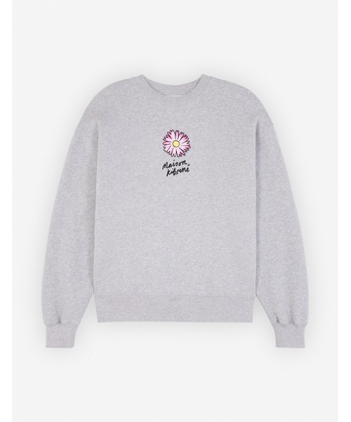 【MAISON KITSUNE】フラワーズ コンフォート スウェットシャツ Maison Kitsune（メゾンキツネ）の「FLOATING FLOWER COMFORT