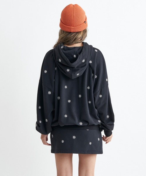 ROXY（ロキシー）の「FRESH AS　A DAISY  H/ロキシープルオーバーパーカー（パーカー・レディース・ブラック/グレー/ブルー・MEDIUM/LARGE/SMALL）」の4枚目の写真