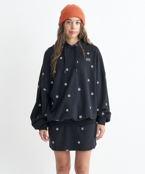 ROXY（ロキシー）の「FRESH AS　A DAISY  H/ロキシープルオーバーパーカー（パーカー・レディース・ブラック/グレー/ブルー・MEDIUM/LARGE/SMALL）」の7枚目の写真