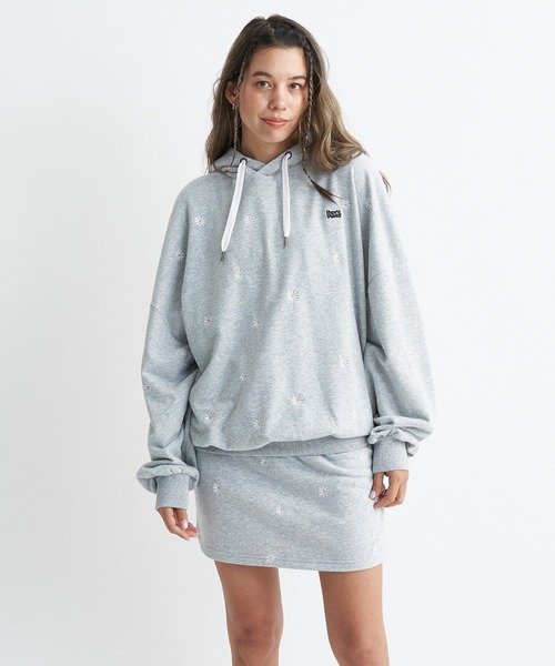 ROXY（ロキシー）の「FRESH AS　A DAISY  H/ロキシープルオーバーパーカー（パーカー・レディース・ブラック/グレー/ブルー・MEDIUM/LARGE/SMALL）」の11枚目の写真