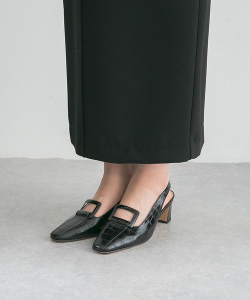 URBAN RESEARCH ROSSO WOMEN（アーバンリサーチ　ロッソ）の「ピンタックペンシルスカート（スカート・レディース・ブラック/グリーン・FREE）」の11枚目の写真