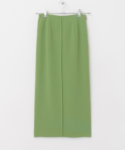 URBAN RESEARCH ROSSO WOMEN（アーバンリサーチ　ロッソ）の「ピンタックペンシルスカート（スカート・レディース・ブラック/グリーン・FREE）」の15枚目の写真