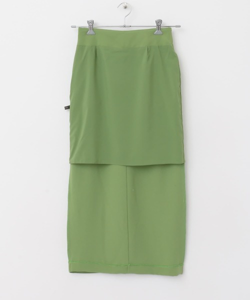 URBAN RESEARCH ROSSO WOMEN（アーバンリサーチ　ロッソ）の「ピンタックペンシルスカート（スカート・レディース・ブラック/グリーン・FREE）」の18枚目の写真