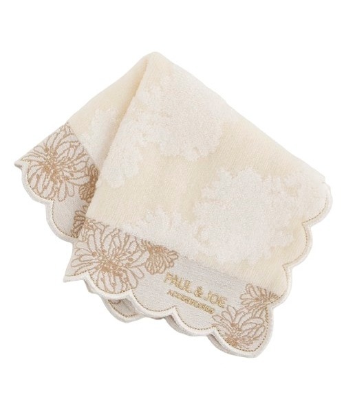 PAUL & JOE ACCESSOIRES(ポールアンドジョーアクセソワ)の「ハンカチ/S<クリザンテーム>/ PAUL & JOE ACCESSOIRES(ハンカチ/ハンドタオル・レディース・ベージュ/グリーン/アイボリー・FREE)」の2枚目の写真