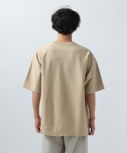 BAYFLOW（ベイフロー）の「ヘビーウェイト半袖Tシャツ（Tシャツ/カットソー・メンズ・ネイビー/ベージュ/オフホワイト/チャコール/カーキ・MEDIUM/LARGE）」の12枚目の写真