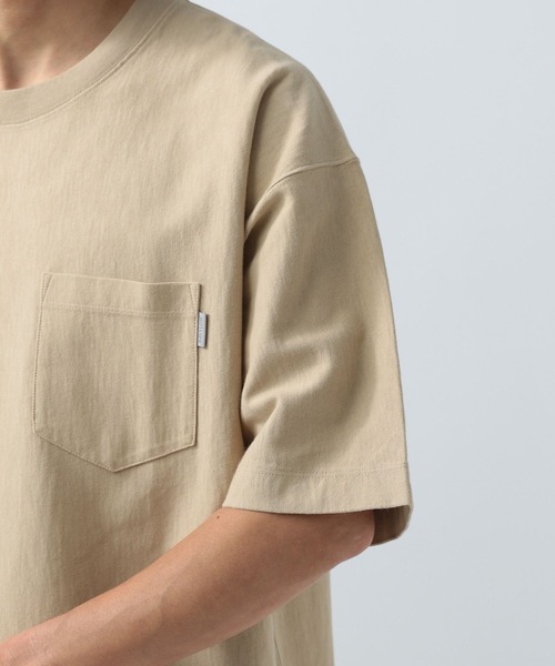 BAYFLOW（ベイフロー）の「ヘビーウェイト半袖Tシャツ（Tシャツ/カットソー・メンズ・ネイビー/ベージュ/オフホワイト/チャコール/カーキ・MEDIUM/LARGE）」の15枚目の写真